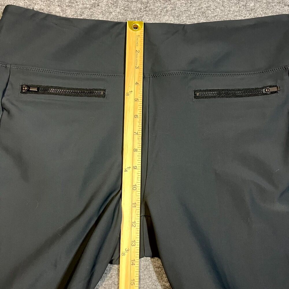 Athleta Stellar Crop Pant Womens XL Grey Ankle Length Zip Pocket Athleisure - Picture 4 of 9